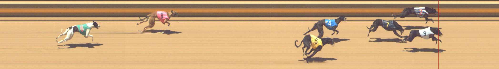 Race result finish photo